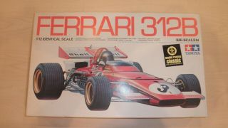 Vintage Tamiya 1/12 Scale Ferrari 312b Formula 1 Car Model Kit No.  Bs1207