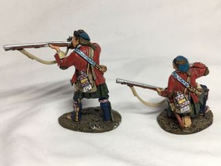 2 Fraser Highlander Firing Toy Soldiers,  QHL - 02 Battle of the Plains of Abraham 2