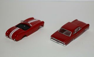 JL,  Aurora,  or AW - HO slot car bodies - two for one great price 2