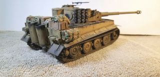 Built 1/35 Tiger 1 Late Version German Panzer Ww 2 Tank Professionally Built