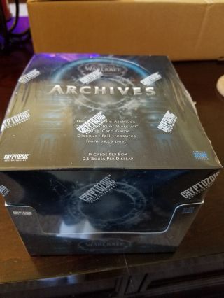 Factory World Of Warcraft Wow Tcg Archives Booster Box - Possible Loot