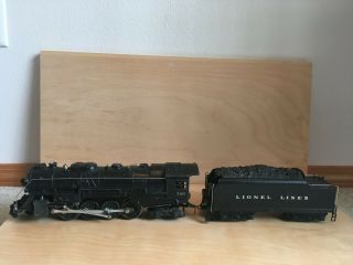 Lionel Berkshire 2 - 8 - 4 - Steam Locomotive No.  726 Rr W/ 2426w Tender