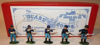 Guard Corps,  American Civil War,  Union Cavalry Officer,  4 Troopers [20]