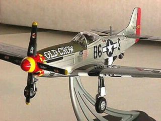 1:48 P - 51d Mustang Usaaf C.  E.  " Bud " Anderson`s " Old Crow " Hand Signed