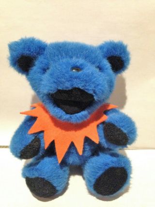 Grateful Dead Blue Orange 12” Plush Bear Steven Smith 1990