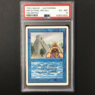 Psa 6 1993 Ancestral Recall - Unlimited