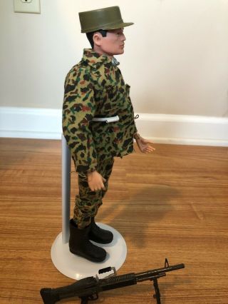 1964 GI Joe Vintage Hasbro 12” Black Painted Hair Soldier Figure Patent Pending 6
