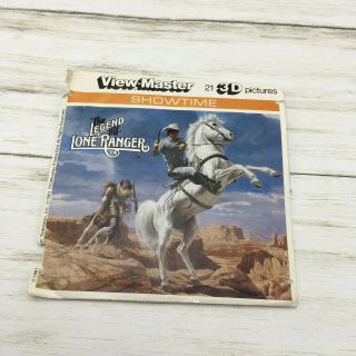 1981 View - Master The Legend Of The Lone Ranger 3d Reel Booklet Set L26