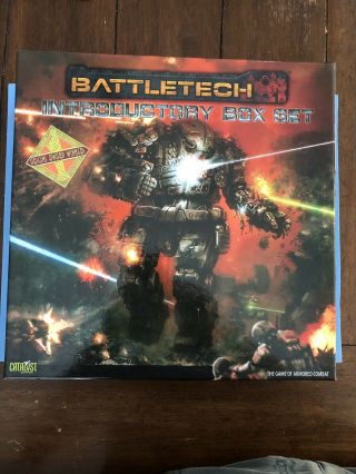 Cgl Battletech Introductory Box Set Unplayed W/ Battlemaster And Mad Cat Minis