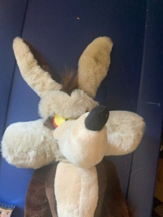 Wile E Coyote Plush Ace Novelty Looney Tunes 1995 Stuffed 34 inches 6
