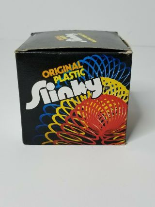 Slinky Plastic Toy Yellow No.  110 Made In The Usa