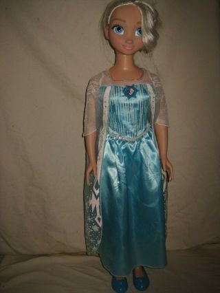 Disney Frozen Elsa My Size Doll 38 " 3ft Tall Jaks Pacific