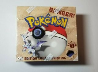 Pokemon 1st Edition Fossil Booster Box English Factory