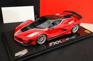Bbr 1:18 Ferrari Fxxk Evo Red Rosso Corsa 322 / Mr Laferrari Fxx