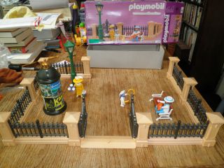 Playmobil 5360 Victorian Fence Set 3 Figures & Kiosk 5300 Mansion Plus More