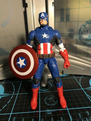 Marvel Legends Captain America Mandroid Series Captain America Now Action Figure