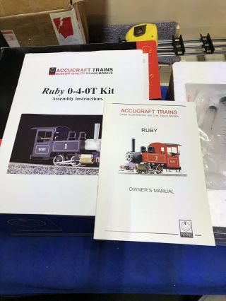 Accucraft AC77 - 011 Live Steam Ruby Kit - Partially Assembled 3