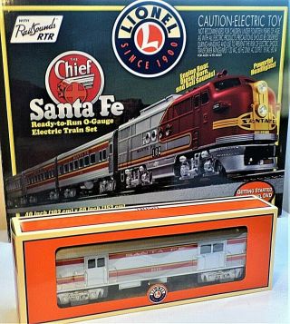 Lionel 6 - 30178 Santa Fe Chief Passenger Set: Ft Diesel Loco & 4 Cars - Mib