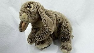 Animal Alley Geoffrey Inc Easter Bunny Rabbit Realistic Brownish Gray Beige Fur