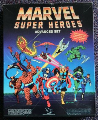 Marvel Heroes Advanced Set (complete/uncut) Tsr 6871