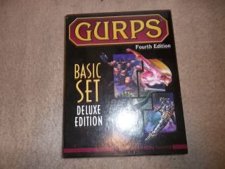 Gurps 4th Edition Basic Set Deluxe Edition With Characters & Campaigns Slipcase