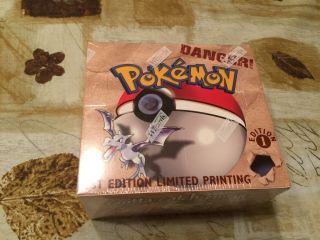 ONE BOX of POKEMON FOSSIL 1st First Edition Factory Booster Box (LAST ONE 2