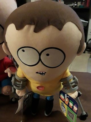 SOUTH PARK TALKING JIMMY & TIMMY PLUSH TOY DOLLS BY FUN 4 ALL MWT BATTERIES 2