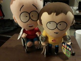 SOUTH PARK TALKING JIMMY & TIMMY PLUSH TOY DOLLS BY FUN 4 ALL MWT BATTERIES 4