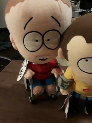 SOUTH PARK TALKING JIMMY & TIMMY PLUSH TOY DOLLS BY FUN 4 ALL MWT BATTERIES 5