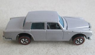 Vintage 1969 Mattel Hong Kong Hot Wheels Redline Rolls Royce Silver Shadow Car