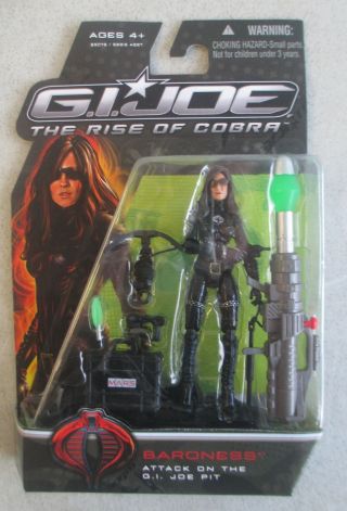 Moc 2008 Hasbro G.  I.  Joe The Rise Of Cobra Baroness Action Figure