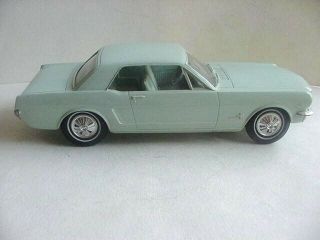 1966 Ford Mustang Hardtop Light Blue Promo Model Car
