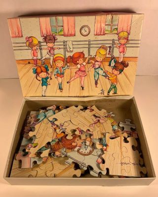 Springbok Ballet Class Joan Walsh Anglund puzzle 100 Pc Complete 13 1/2 x 17 7/8 2