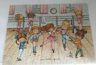 Springbok Ballet Class Joan Walsh Anglund puzzle 100 Pc Complete 13 1/2 x 17 7/8 3
