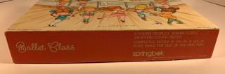 Springbok Ballet Class Joan Walsh Anglund puzzle 100 Pc Complete 13 1/2 x 17 7/8 5