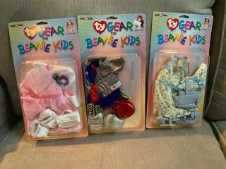 Ty Gear Beanie Kids Set Of 3 Outfits Clothes Party Tyme Summer Fun Sunday Best