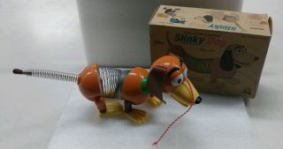 Slinky Dog Vintage 225 Pull Toy Story W/ Box Collector 