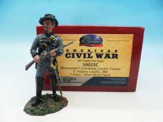 Britains Club Figure American Civil War Dismounted Cavalry Trooper 1861 50025c