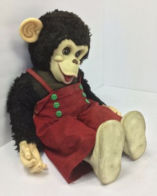 Made In Atlanta The Rushton Company 1950’s Zip The Monkey Plush 21”