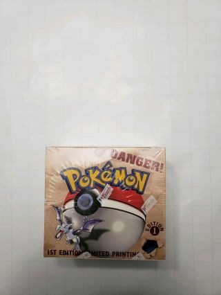 Pokemon 1st Edition Fossil Booster Box English Factory.
