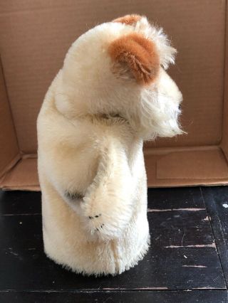 Vintage Steiff Mohair Terrier Dog Hand Puppet 3