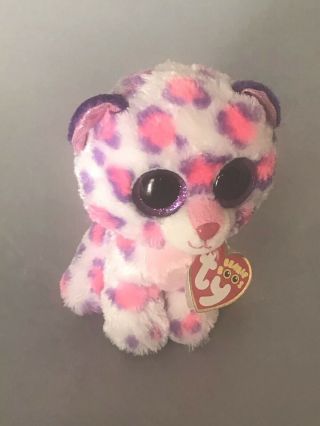Ty Beanie Boos - Serena The Snow Leopard (6 Inch) (justice Exclusive) Tag