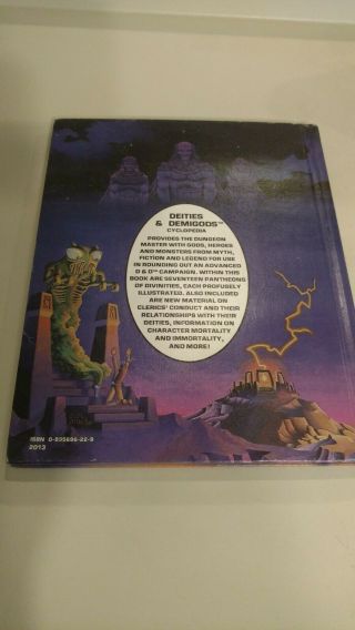 Deities & Demigods Cthulhu Melnibonean Elric AD&D 1st Edition 1980 144 Pages TSR 5