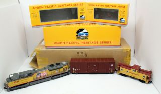 Fa Mth 20 - 2774 - 1 Union Pacific Sd70ace Diesel Heritage Set Ob -