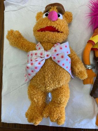 Kermit the Frog Animal Fozzie Bear Plush Stuffed Muppets Poseable Disney 16” 18” 2