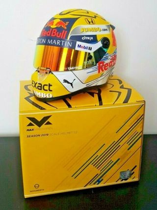 Max Verstappen 1/2 Helmet Austrian 2019 Winner Schubert F1 Red Bull