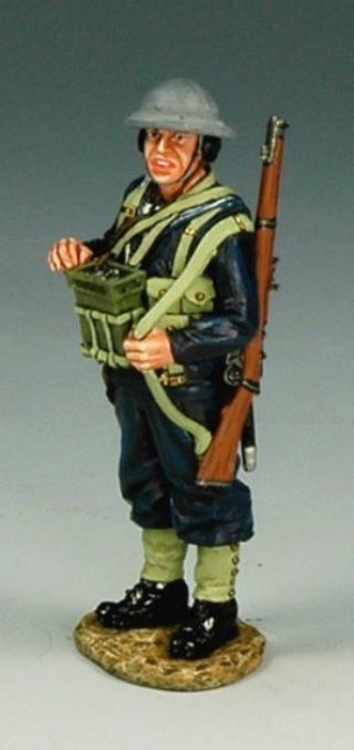 King & Country Fields Of Battle Fob048 British Royal Navy Communications Mib