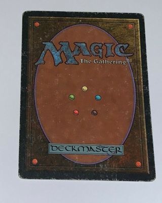 Mox Jet Magic the Gathering Unlimited Artifact Some Play Wear mtg power9 3