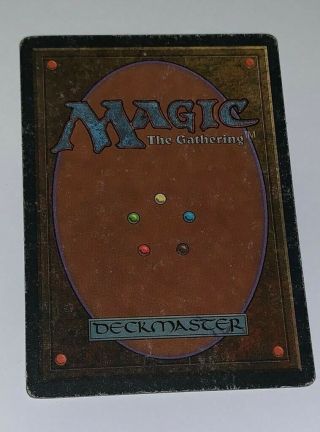 Mox Jet Magic the Gathering Unlimited Artifact Some Play Wear mtg power9 4