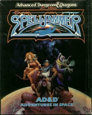 Tsr Spelljammer Spelljammer - Adventures In Space Box Vg,